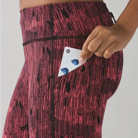 🍋 Lululemon Pace Rival Crop Leggings Size 4 🍋 - Picture 3 of 12